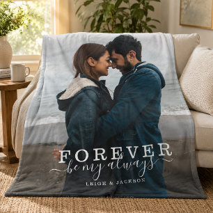 Couverture Polaire Mon couple romantique pour toujours
