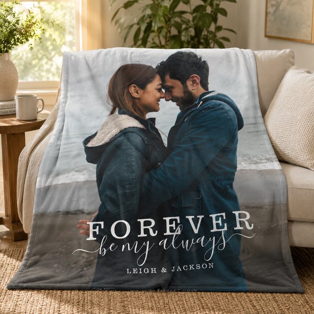 Couverture Polaire Mon couple romantique pour toujours (Créateur téléchargé)