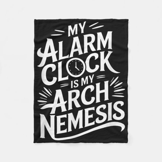 Couverture Polaire Mon Horloge D'Alarme Est Ma Nemesis D'Arche (Devant)