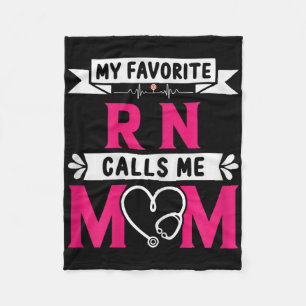 Couverture Polaire Mon Infirmière Rn Préférée M'Appelle Maman Mothe
