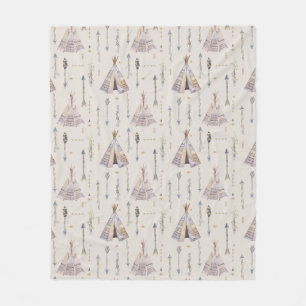 Couverture Polaire Mon Teepee de village
