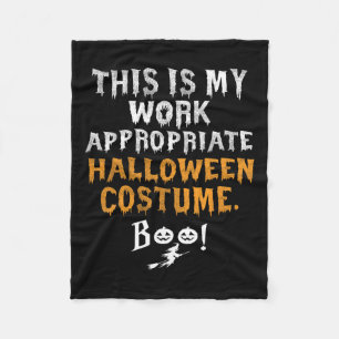 Couverture Polaire Mon Travail Est-Il Approprié Costume Halloween Boo