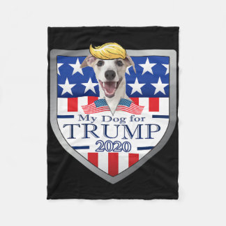 Couverture Polaire Mon Whippet pour Trump 