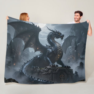 Couverture Polaire Monde des dragons – Le royaume de feu et de magie