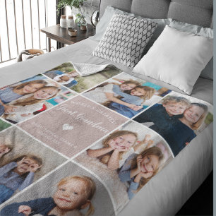 Couverture Polaire Monde plus grand grand grand grand-mère photo coll