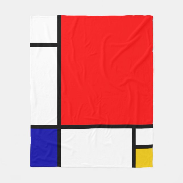 Couverture Polaire Mondrian 1 (Devant)