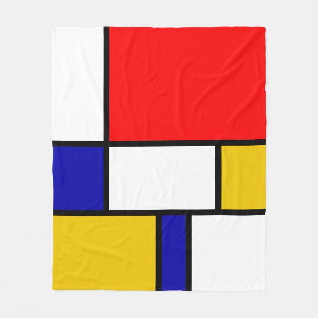 Couverture Polaire Mondrian 2 (Devant)