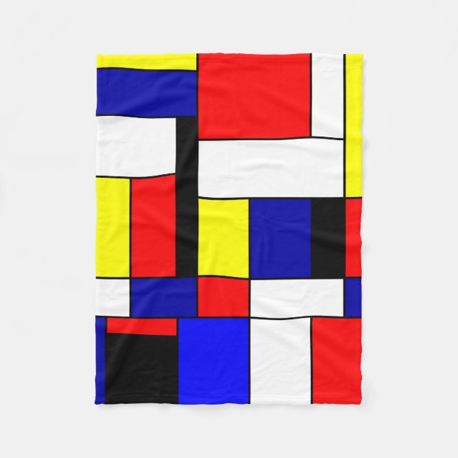 Couverture Polaire Mondrian #42 (Devant)