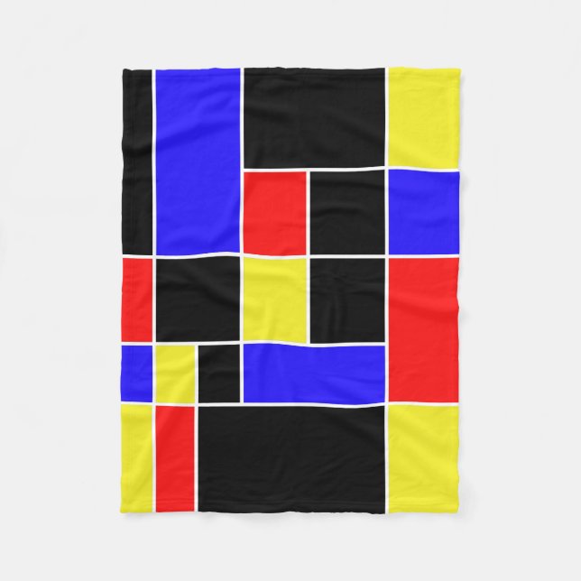 Couverture Polaire Mondrian n° 45 (Devant)