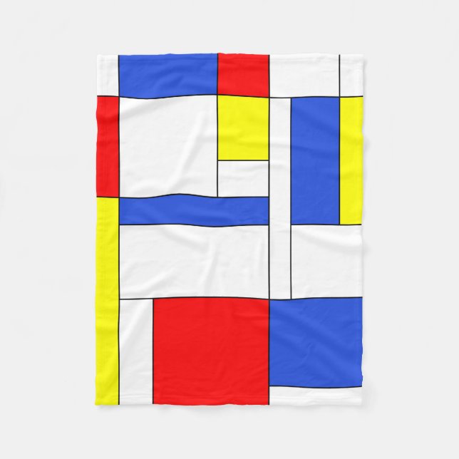 Couverture Polaire Mondrian n° 47 (Devant)