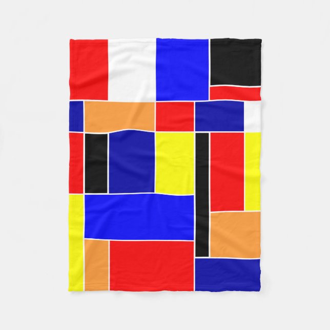 Couverture Polaire Mondrian n° 48 (Devant)