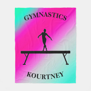 Couverture Polaire Monnaie de balance de gymnastique et Fuchsia