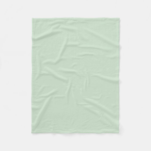 Couverture Polaire Monnaie Pastel Vert Solide Couleur SW 6736 (Devant)