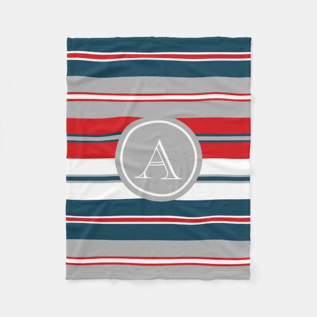 Couverture Polaire Monogram design (Devant)