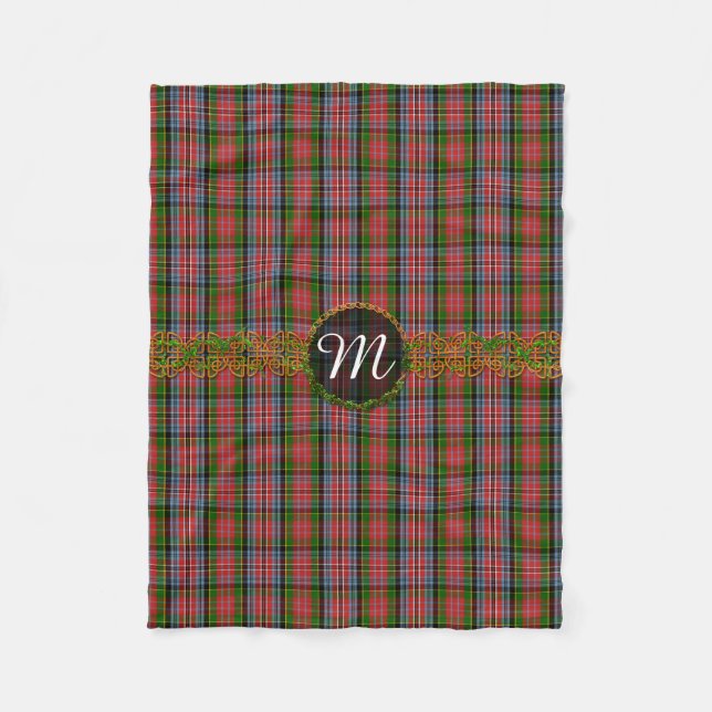 Couverture Polaire Monogram MacPherson Tartan (Devant)