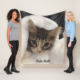 Couvertures Chaton Blanc Zazzle Fr