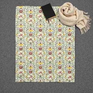 Couverture Polaire Monogramme scandinave Motif scandinave de roupie n