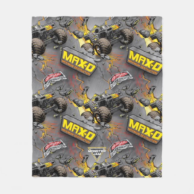 Couverture Polaire Monster Jam Max-D (Devant)