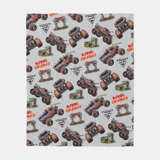 Couverture Polaire Monster Jam Zombie (Devant)