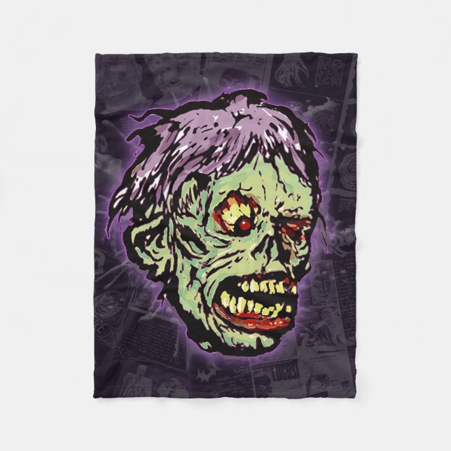 Couverture Polaire Monstre Zombie (choc) (Devant)