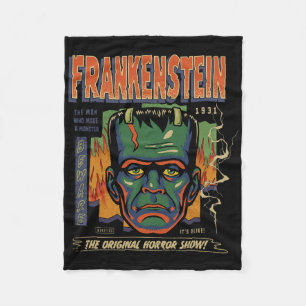 Couverture Polaire Monstres universelles Frankenstein Halloween Vinta