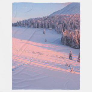 Couverture Polaire Montagnes neigeuses