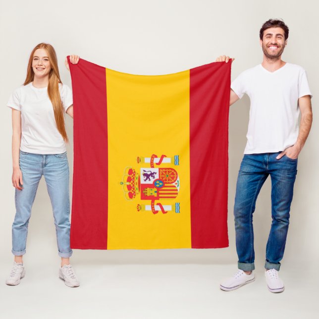 Couverture Polaire Montrez vos couleurs - Espagne (En situation)