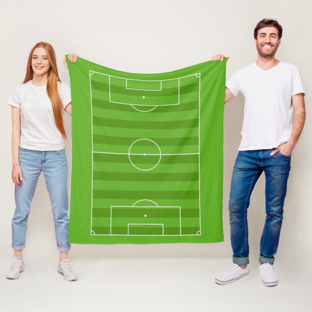 Couverture Polaire Montrez vos couleurs - Football (En situation)