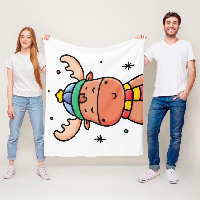 Couverture Polaire Moose Baby (En situation)