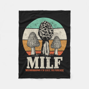 Couverture Polaire Morel Chasse aux champignons M.i.l.f. Champignons