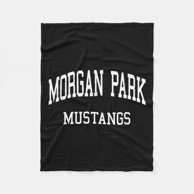 Couverture Polaire Morgan Park High School Hs Chicago Il Retro Sports (Devant)