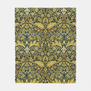 Couverture Polaire Morris Acanthus Feuille Twining Stem Flowers Tapis