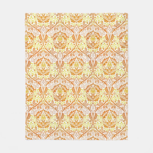 Couverture Polaire Morris Golden Bough : Classic Botanical Elegance (Devant)
