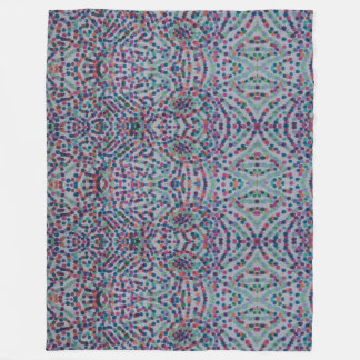 Couverture Polaire Mosaïque de confettis joyeux II Plaid en molleton