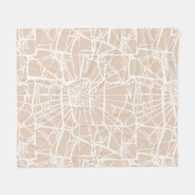Couverture Polaire Mosaïque Whimsy chaud neutre (Devant (Horizontal))