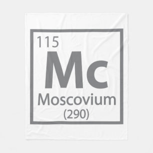 Couverture Polaire Moscovium - Tableau périodique de la science russe