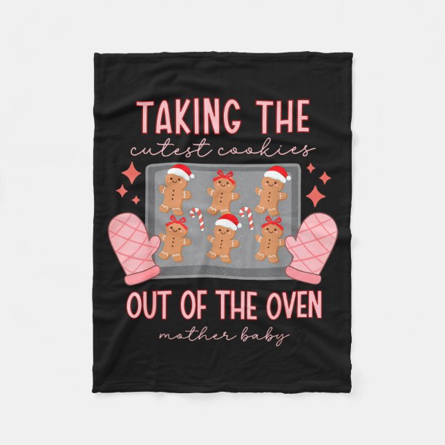 Couverture Polaire Mother Baby Nurse Christmas Mbu Stpartum Nurse Xma (Devant)