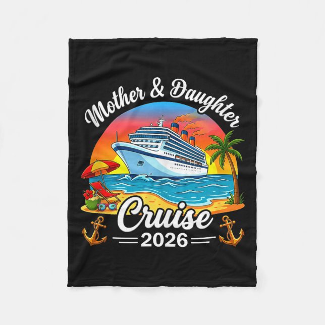 Couverture Polaire Mother daughter cruise 2026 vacation trip family (Devant)
