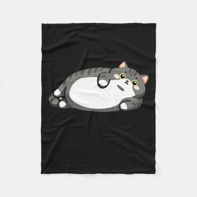 Couverture Polaire Mother, I Am But Skin And Bones Funny Cat Mom Cat  (Devant)