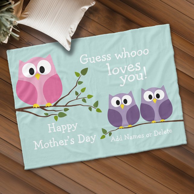 Couverture Polaire Mothers day (Custom Fleece Blanket - Add Photos and Text)