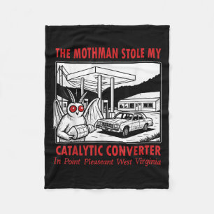 Couverture Polaire Mothman a volé mon convertisseur catalytique Rétro