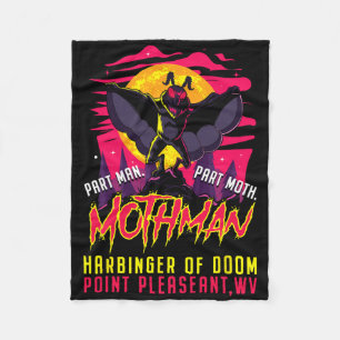 Couverture Polaire Mothman Fun Cryptid Harbinger Part Homme Part Moth