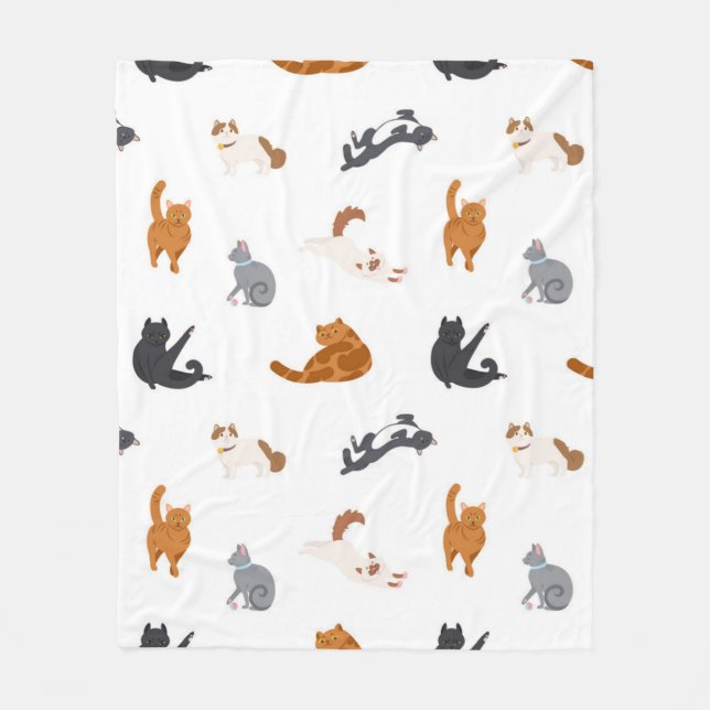 Couverture Polaire Motif (Devant)