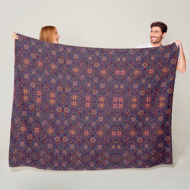 Couverture Polaire Motif  (En situation)