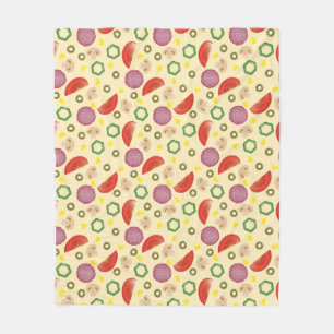 Couverture Polaire Motif 2 de pizza