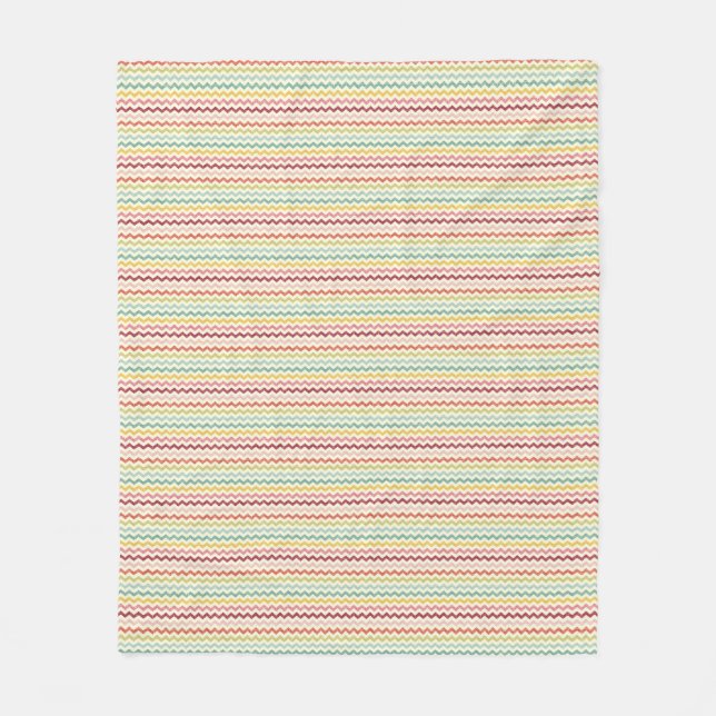 Couverture Polaire Motif 4 de Chevron (Devant)