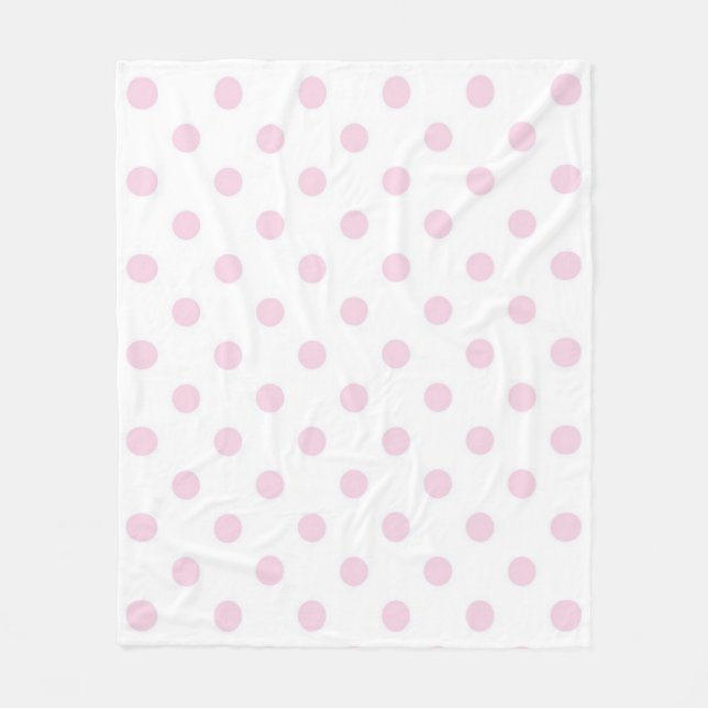 Couverture Polaire Motif à pois (Devant)