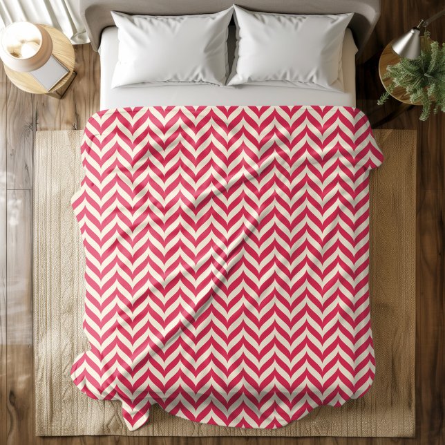Couverture Polaire Motif à sonnerie Magenta Design (Créateur téléchargé)
