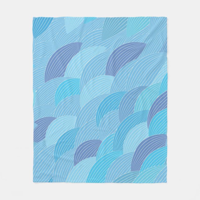 Couverture Polaire motif Abstrait (Devant)