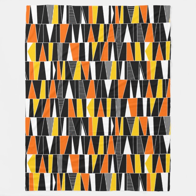 Couverture Polaire Motif Abstrait 070721 - Couleurs 05 (Devant)
